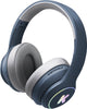 Kidywolf k-ears Bluetooth-Kinderkopfhörer blau – 85 dB Lautstärkebegrenzung, kabellos faltbar, LED