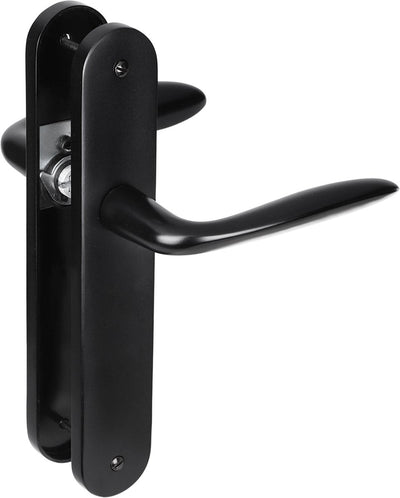 Impresso Lake Hocker mit Schild oval, Blindschraube, Aluminium schwarz