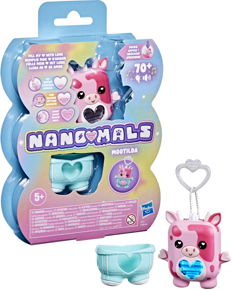 Hasbro Nanomals Mootilda, die rosa Kuh