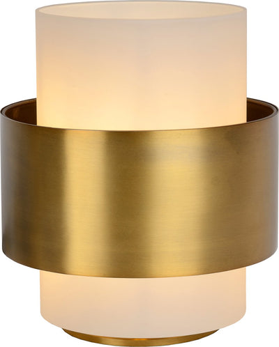 Lucide firmin - Tischlampe - ø 20 cm - 1xe27 - mattgoldenes Messing