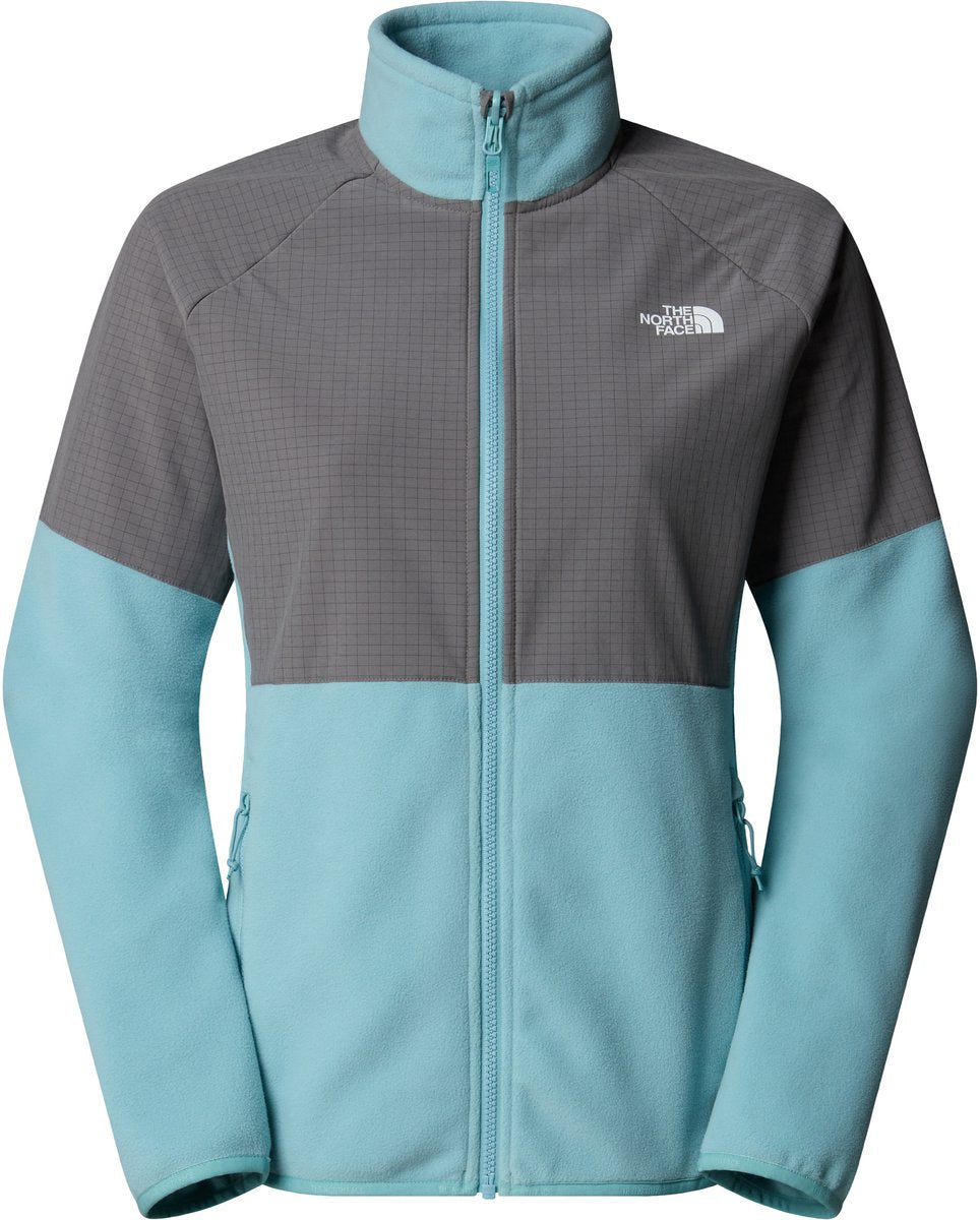The North Face W Glacier Heavyweight Full Zip Jacket Damen-Outdoorjacke – Blue Eclipse Smoked Pea