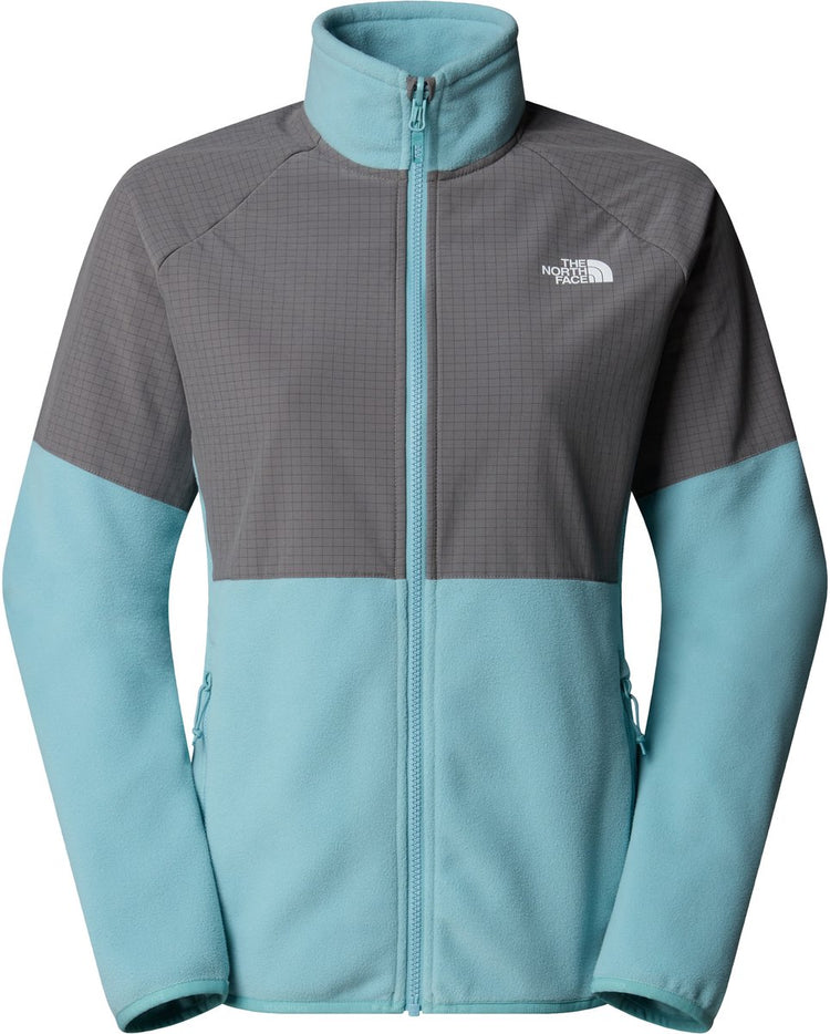 The North Face W Glacier Heavyweight Full Zip Jacket Damen-Outdoorjacke – Blue Eclipse Smoked Pea