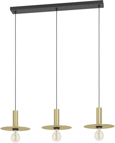 Eglo Escandell Hängelampe – E27 – 95 cm – Gold – Stahl