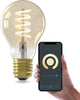 Calex Smart Outdoor Smart LED-Lampe – E27 – Smart Bluetooth Mesh-Glühbirne – RGB und warmweißes Licht – Gold – 7 W