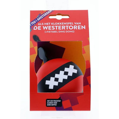Nicht -traffische Amsterdam 750 Fahrradglocken -Glockenspiele des Westerns