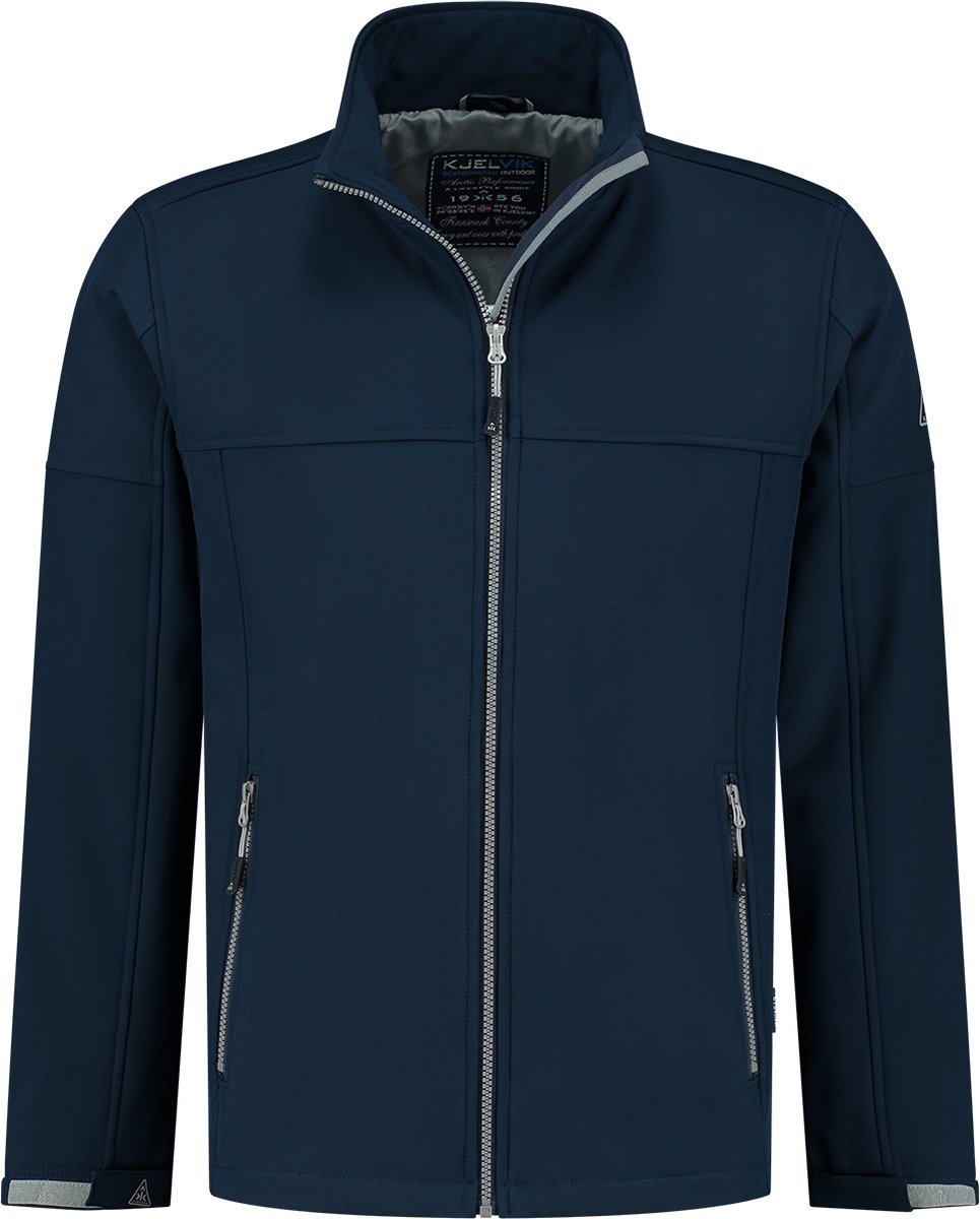 Kjelvik Softshelljacke Odense Blau