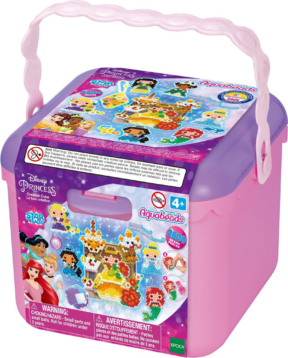 Aquabeads Disney Princess Box – komplettes Set mit 2500 Perlen