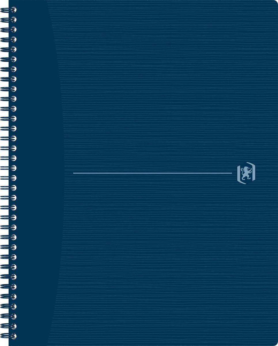 Oxford Origins – nachhaltiges Notizbuch – A4+ – kariert – 5 mm – 70 Blatt – blau