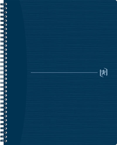 Oxford Origins – nachhaltiges Notizbuch – A4+ – kariert – 5 mm – 70 Blatt – blau