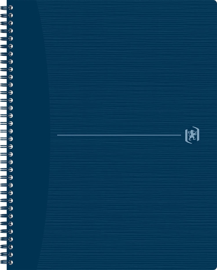 Oxford Origins – nachhaltiges Notizbuch – A4+ – kariert – 5 mm – 70 Blatt – blau