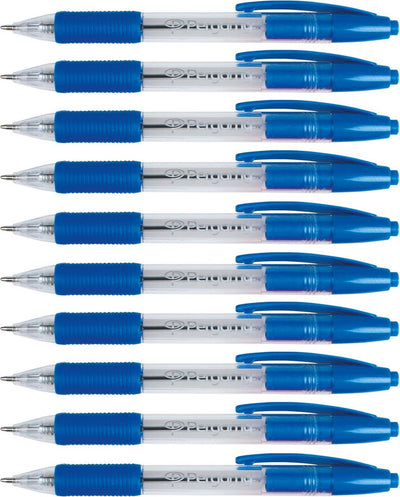 Pergamy Kugelschreiber blau 10 Stk