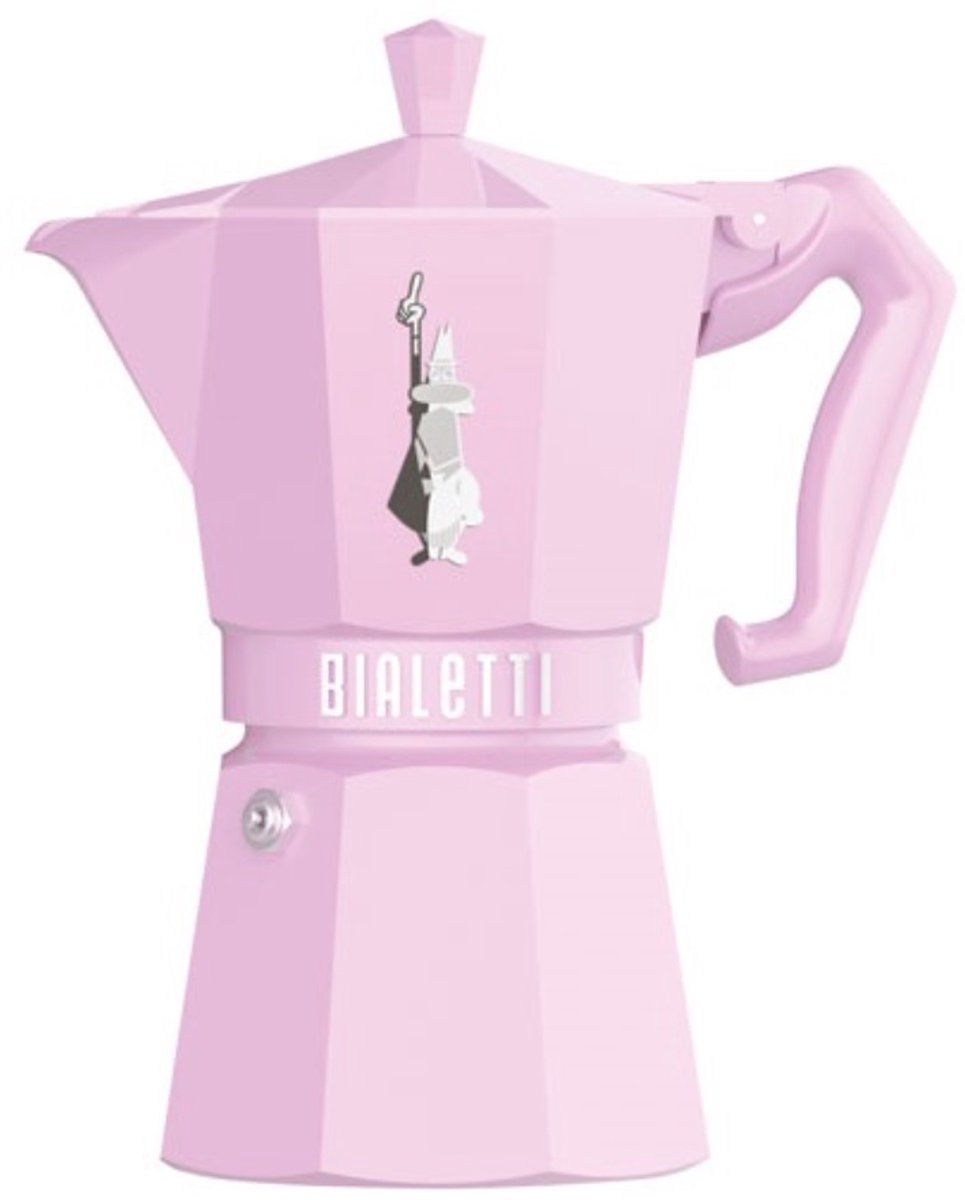 Bialetti Moka Exclusive Kaffeemaschine rosa 6t