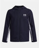 Under Armour Jungen-Sportshirt „UA B Rival WVN Jacket-Blu“ – Midnight Navy – Weiß