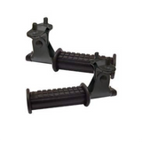 Bobike Footreest Set 1110s Heckgabel schwarz - afbeelding 1
