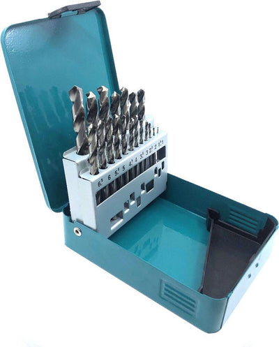 Makita Zubehör Metallbohrer-Set | 19-teilig | hss-g - d-54025 - d-54025