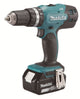 Makita-Werkzeuge – 18-V-Akku-Schlagbohrschrauber/-schrauber, 1x Li-Ion LXT 3,0 Ah, Ladegerät DHP453RFX8