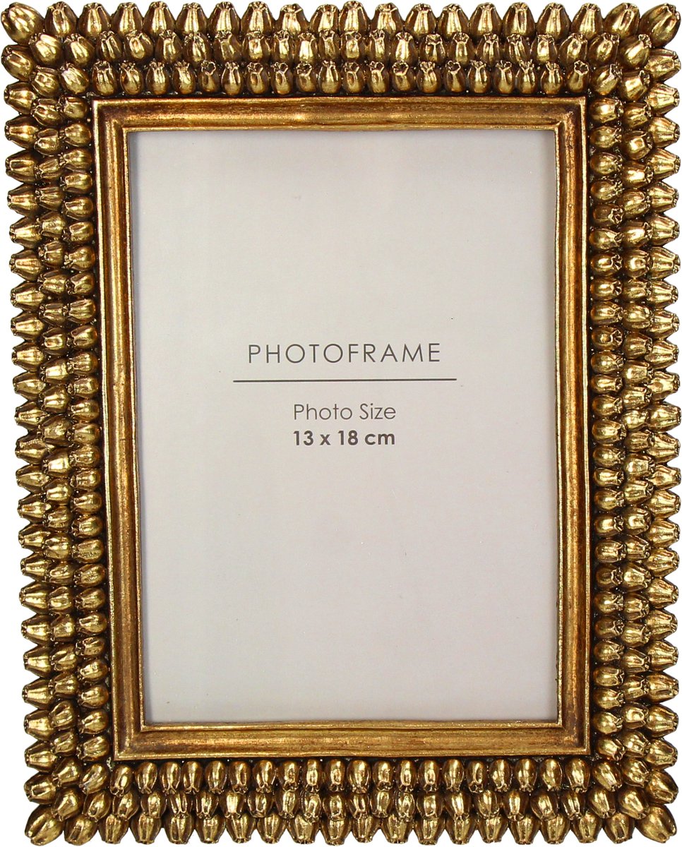 HD Collection Fotorahmen Mohnblumen Polyresin 13x18cm