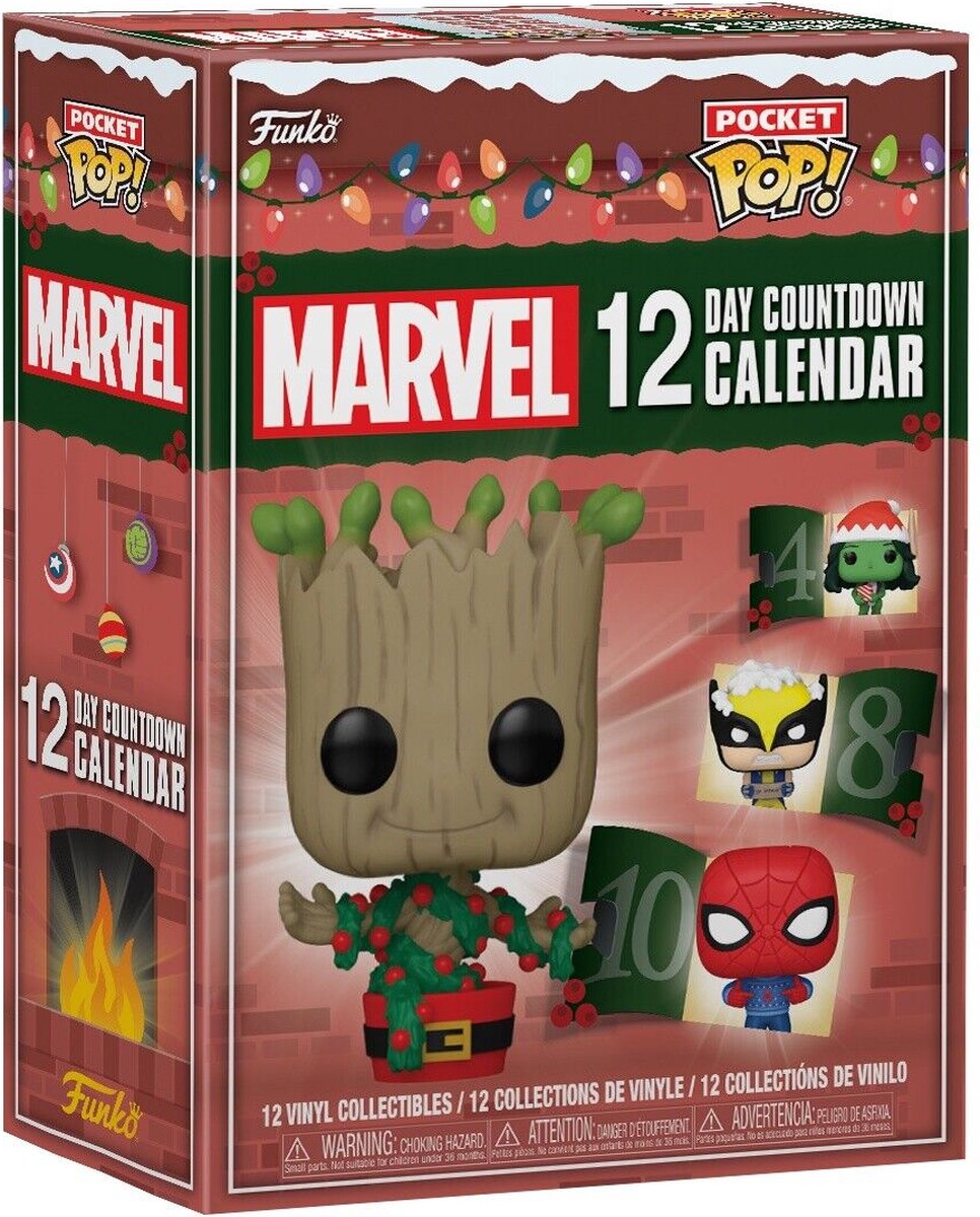 Funko-Raketen-Pop! Marvel 12-Tage-Countdown-Adventskalender