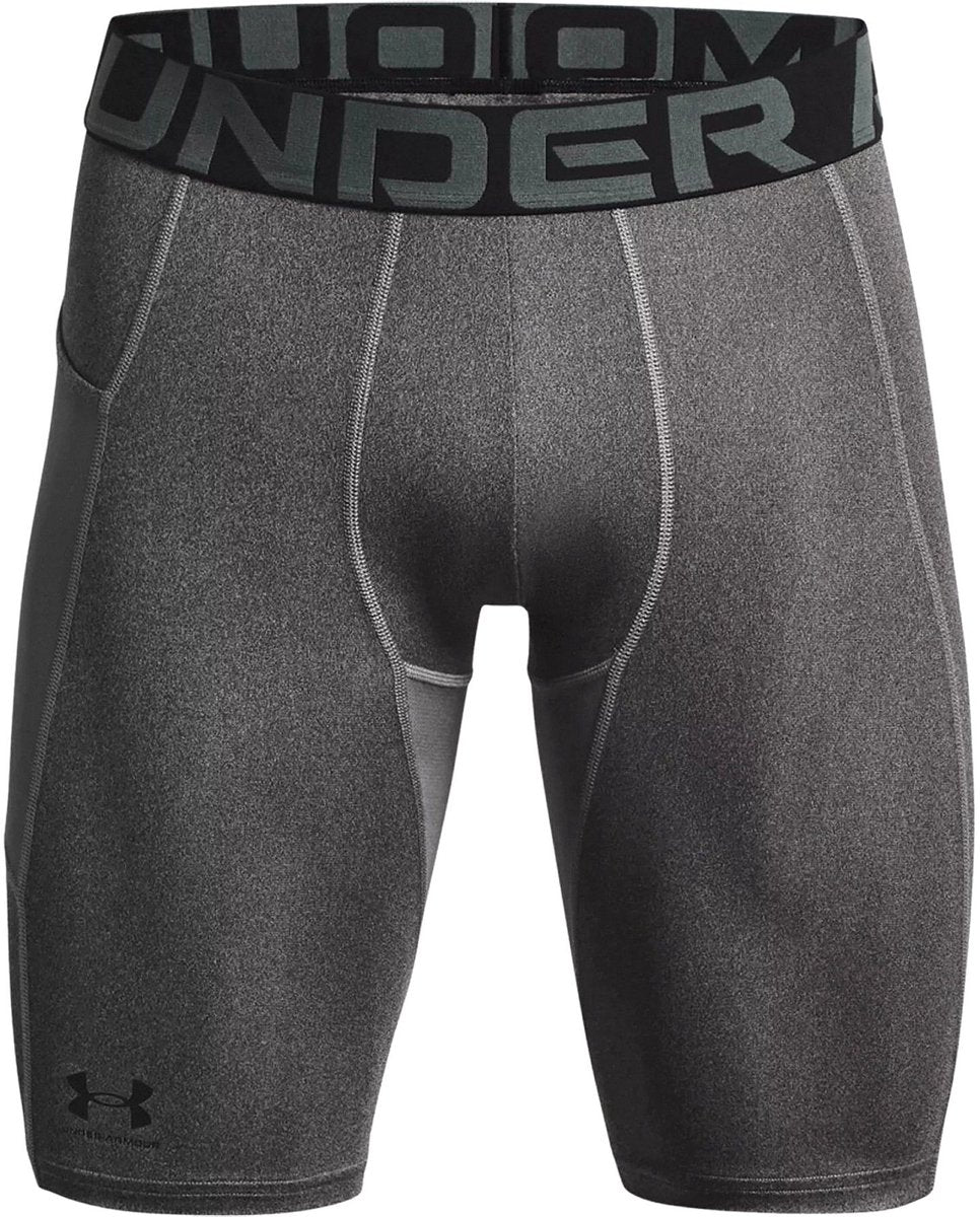 Under Armour UA HG Armour LNG Shorts Herren Sporthose - Grau - Schwarz