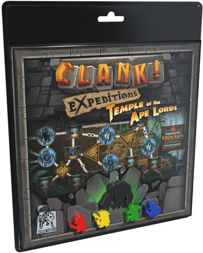 Asmodee-Brettspiel klappert! Expeditionen: Erweiterung des Tempels der Affenlords.