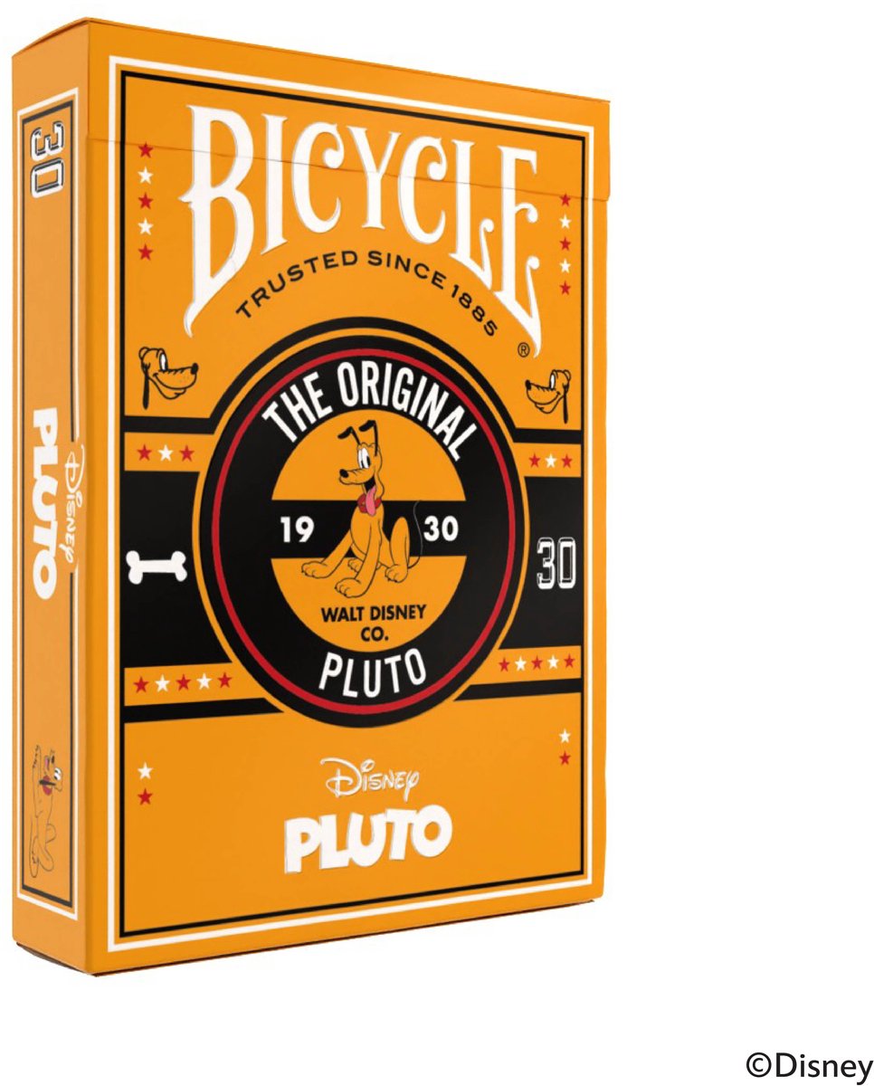 Bicycle® Disney Classic Pluto – Premium-Spielkarten – Poker – Sammlerstück