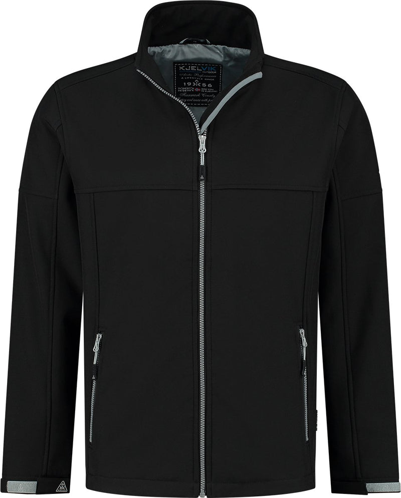 Kjelvik Softshelljacke Odense schwarz