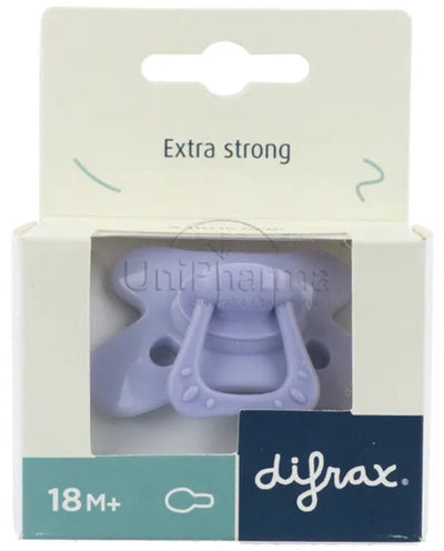 Difrax Schnuller natur 18+m lila Amethyst -