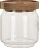 Ausgezeichnetes Vorratsglas für Haushaltswaren – transparentes Glas – mit Deckel – 400 ml – Vorratsdose – Vorratsdosen mit luftdichtem Deckel – Maße: 9 x 10 cm
