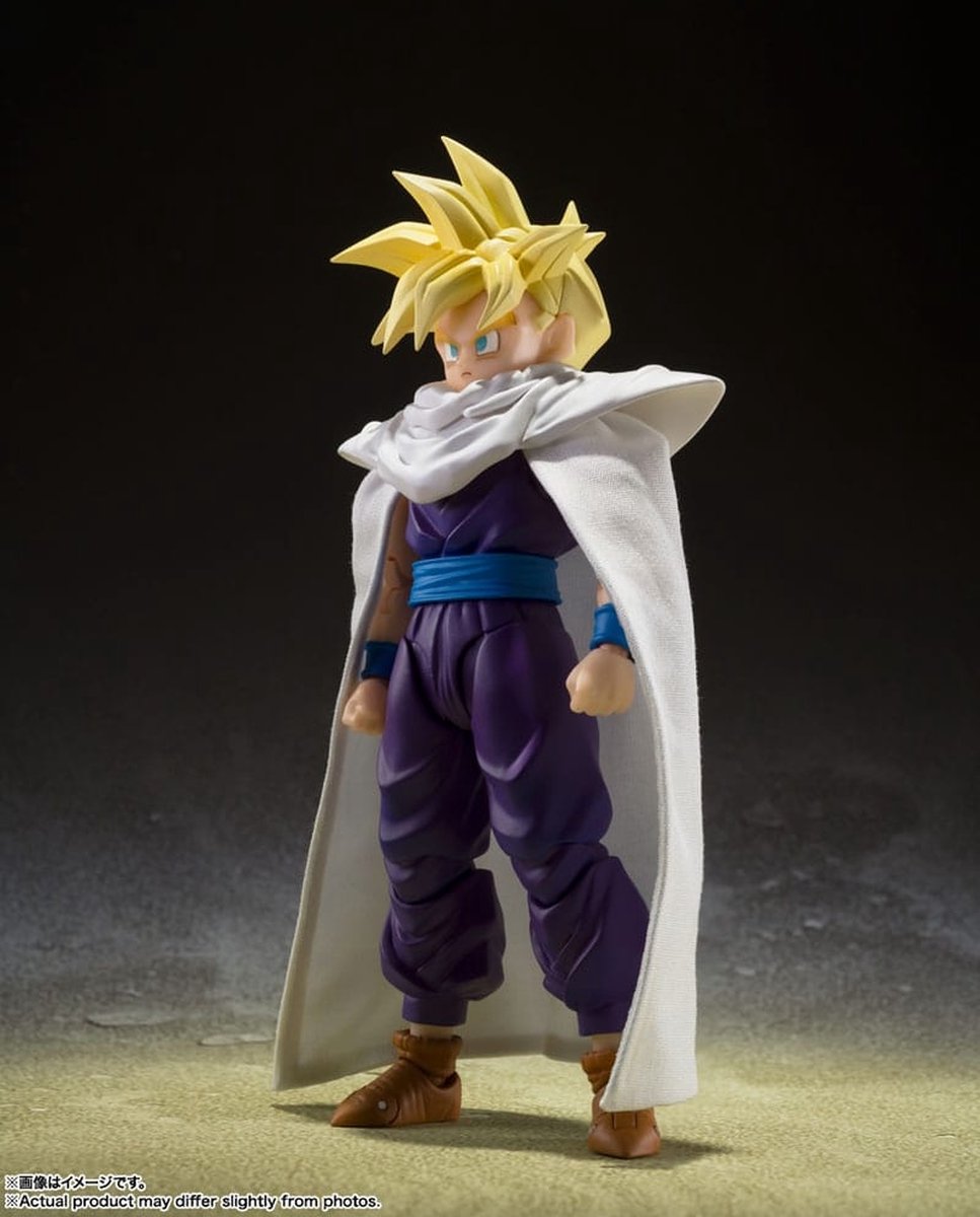 Bandai Tamashii Nations Dragon Ball Z S.H. Figuarts Actionfigur Super Saiyajin Son Gohan – der Krieger, der Goku übertraf 11 cm Actionfigur