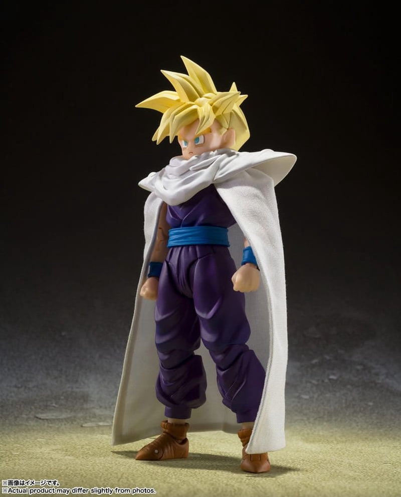 Bandai Tamashii Nations Dragon Ball Z S.H. Figuarts Actionfigur Super Saiyajin Son Gohan – der Krieger, der Goku übertraf 11 cm Actionfigur