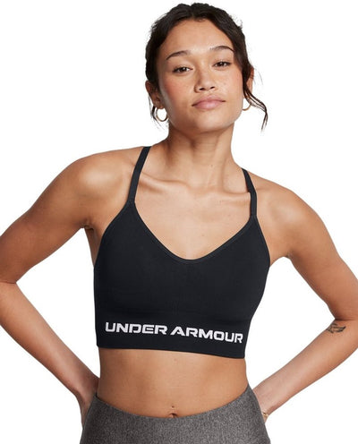 Under Armour Vanish Seamless Low Bra Damen-Sport-BH – Schwarz