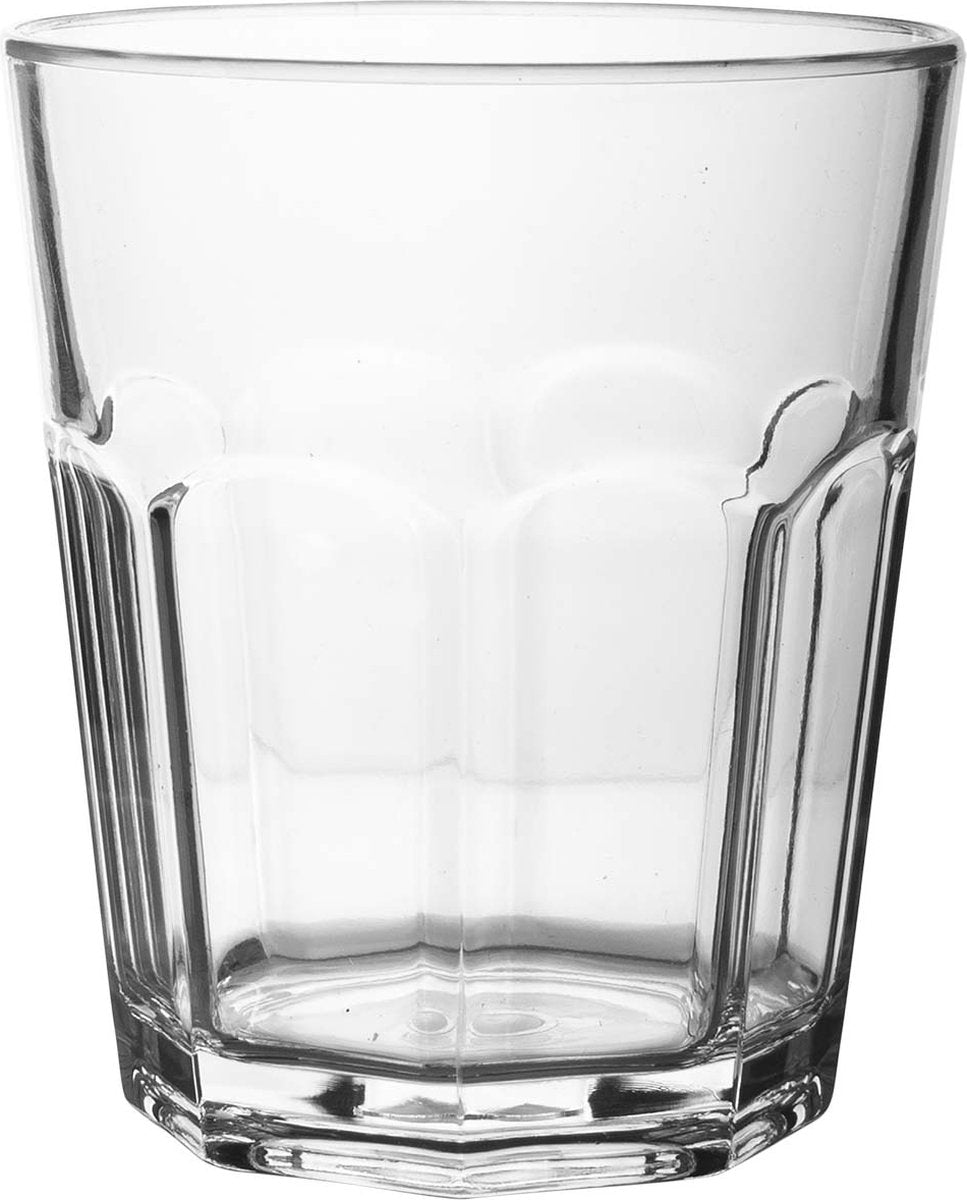 Gimex - Solid Line - Wasserglas - 200 ml - 4 Stück
