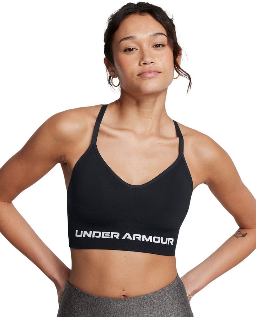 Under Armour Vanish Seamless Low Bra Damen-Sport-BH – Schwarz