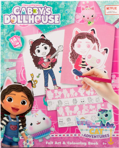 Canenenco Gabbys Dollhouse FeltKunst Colorbook