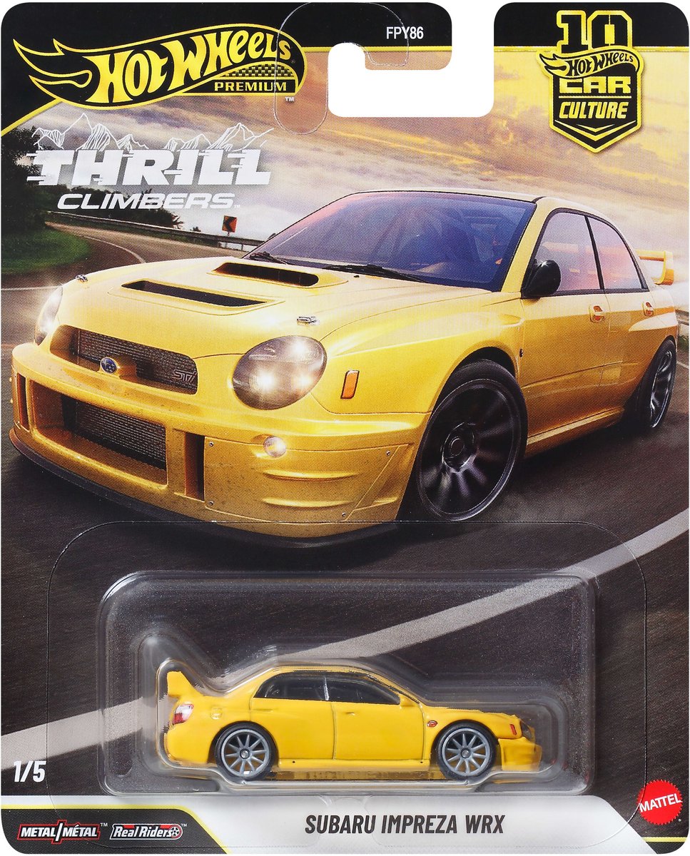 Hot Wheels Premium-Autokultur – Subaru Impreza Wrx