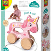 SES Houten Trekvier 2 in 1 - Einhorn