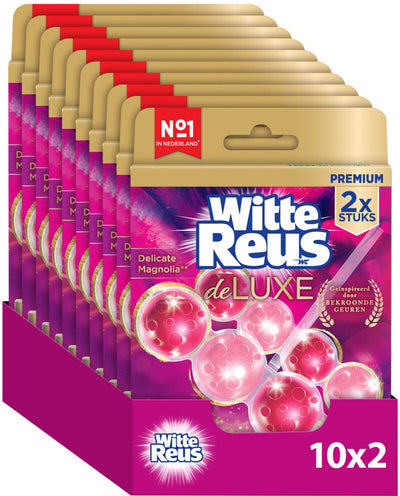 White Giant Deluxe Delicate Magnolia Toilettenblock 100 g – Toilettenblöcke – Vorteilspackung – 2 x 10 Stück