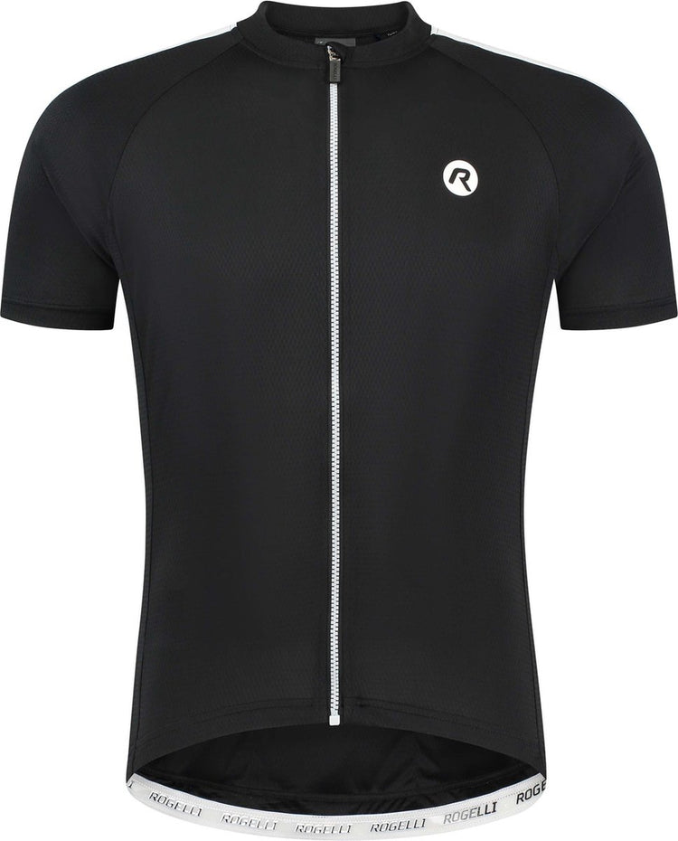 Rogelli Explore Radtrikot Herren – Kurzarm – Schwarz und Weiß – L