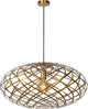 Lucide Tungsten - Hängelampe - ø 65 cm - 1xe27 - mattgoldenes Messing