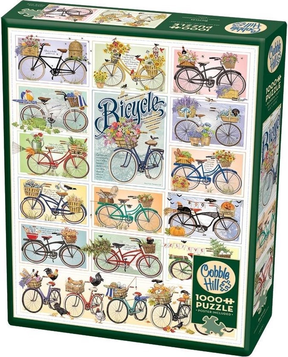 Cobble Hill Puzzle Fahrräder 1000 Teile