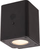 Lucide Ramin - Wandleuchte - Solarenergie - LED dimmbar - 1x1w 2700k 3000k - IP54 - Bewegungs-Tag-Nacht-Sensor - Schwarz