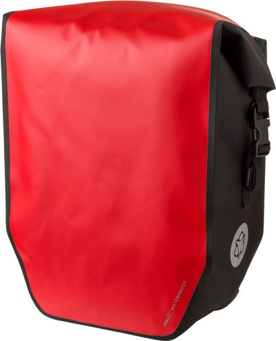 Saubere Einzel-Fahrradtasche, Click'ngo, groß, rot