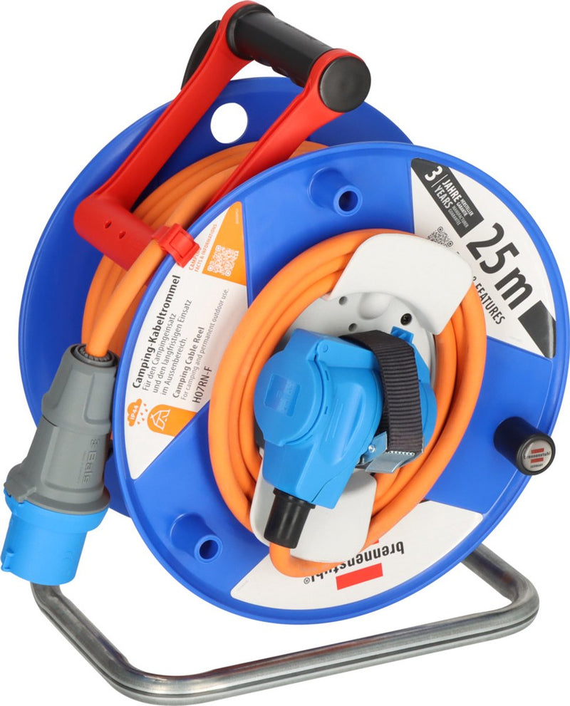 Brennenstuhl Cee-Cable Rolle mit 23+2 m RN-Kabel in Orange