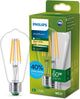 Philips LED Philips ultraeffiziente LED-Lampe Edison transparent – 60 W – E27 – warmweißes Licht