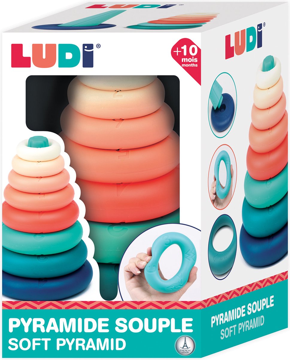 Ludi - Stapelspiel Softringe