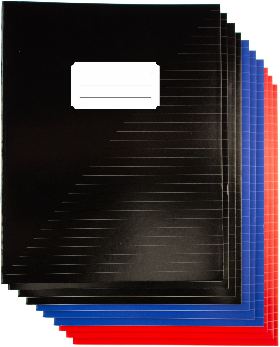Kangaro-Notizbuch, A5, 80 Seiten, liniert, Packung mit 10 Stück