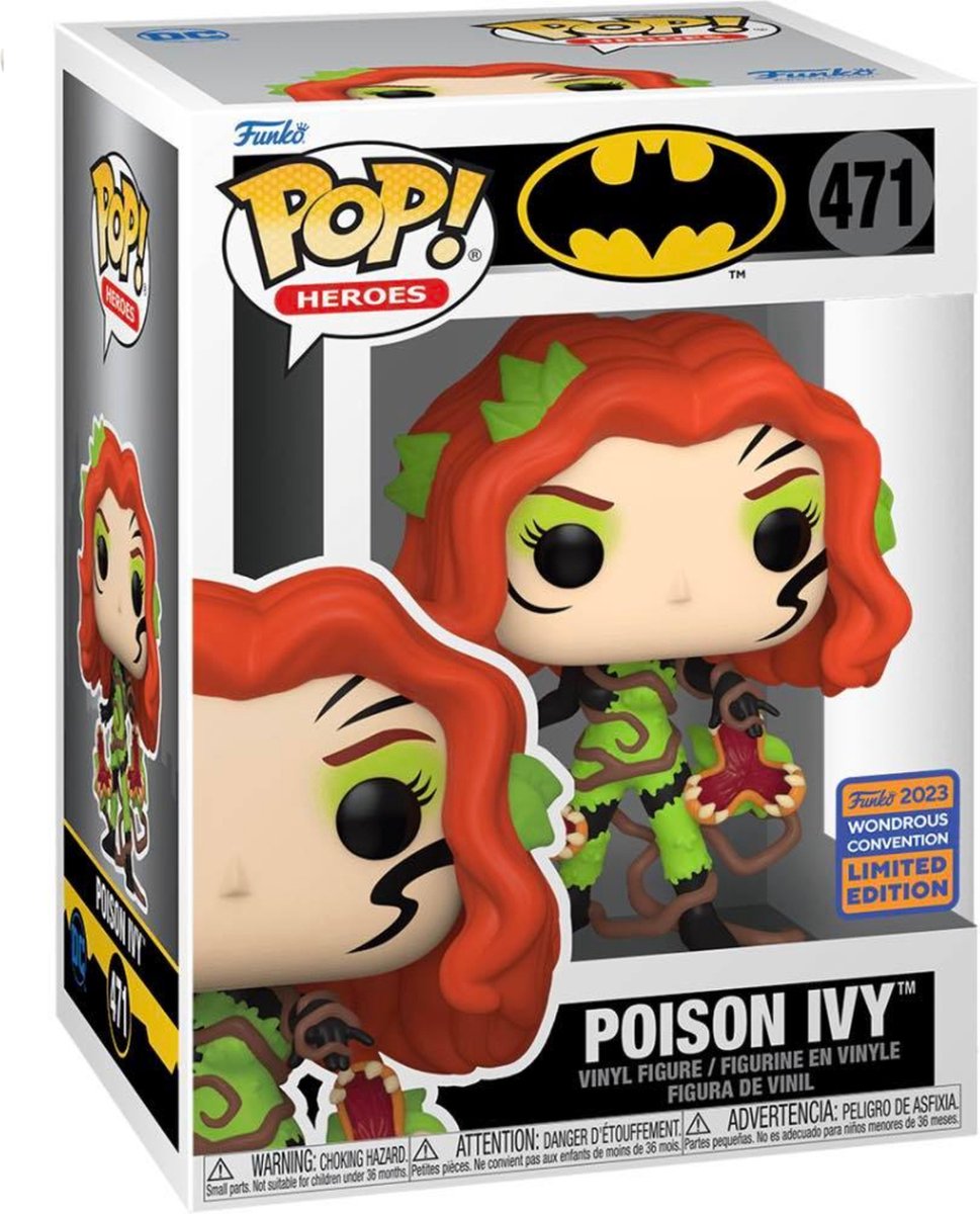 Funko-Pop! Helden: Batman – Poison Ivy #471 2023 wundersame Convention exklusiv