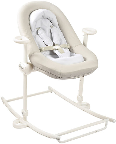 Béaba Sitter Relax Up Down Plus – 4 höhenverstellbar – bis 9 kg 9 Monate – inklusive Sitzverkleinerer – Meersalz – Schaukelstuhl
