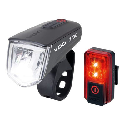 Beleuchtungsset VDO Eco Light M90 USB + Rot plus USB