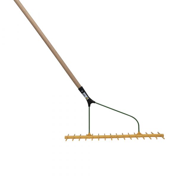 Mm Eurotool Polyrechen schräg 16tds mit Stiel 160cm